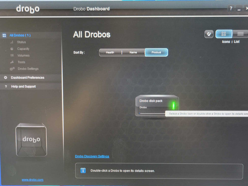 DATA ROBOTICS DROBO DR04D-D 4 Bay HDD Storage with 4x 3TB HDDs _