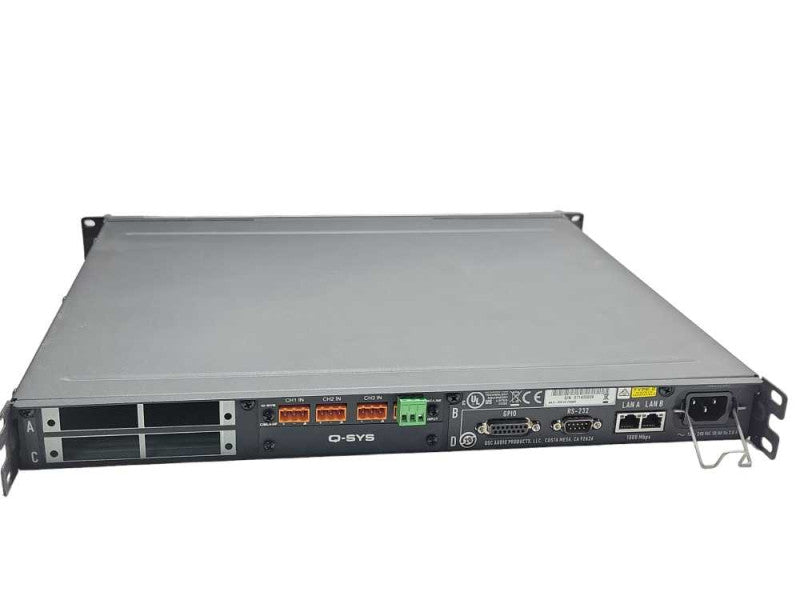QSC Q-Sys I/O Frame Network Interface, READ _
