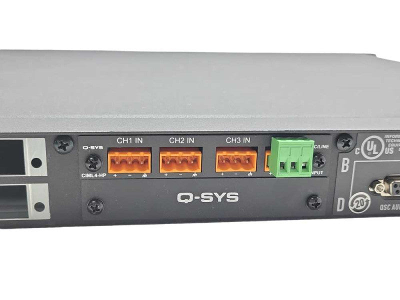 QSC Q-Sys I/O Frame Network Interface, READ _