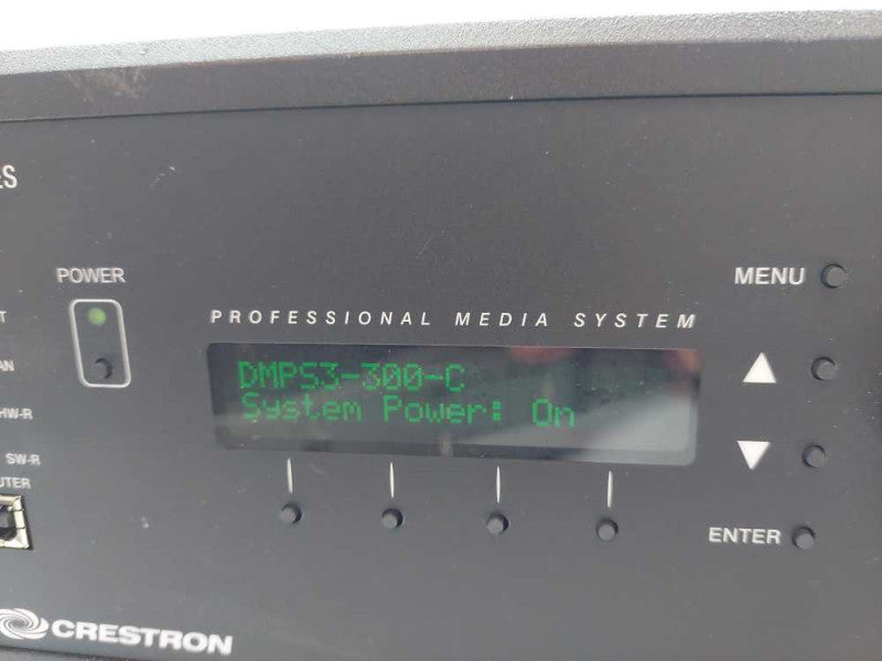 Crestron Digital Media Presentation System Model: DMPS3-300-C PN: 6505515 =