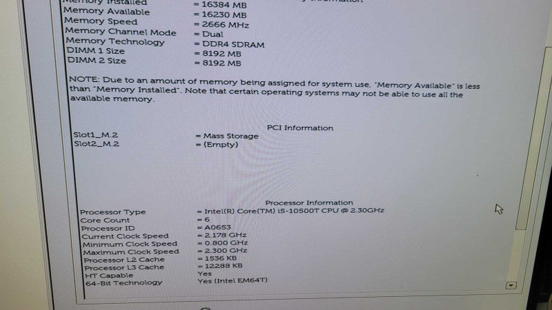 Dell OptiPlex 3090 - Core i5-10500T | 16GB |  256GB SSD + PWR (READ) %