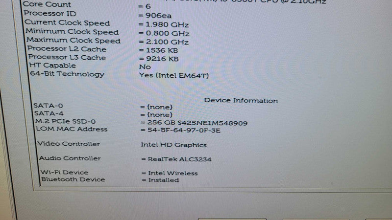 Dell OptiPlex 7060 - Core i5-8500T | 8GB | 256GB SSD %