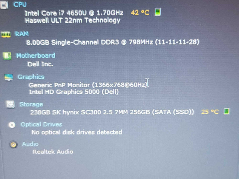 Dell Latitude 14 Rugged (5404)| i7-4650U| 8GB DDR3| 256GB SSD   Î²