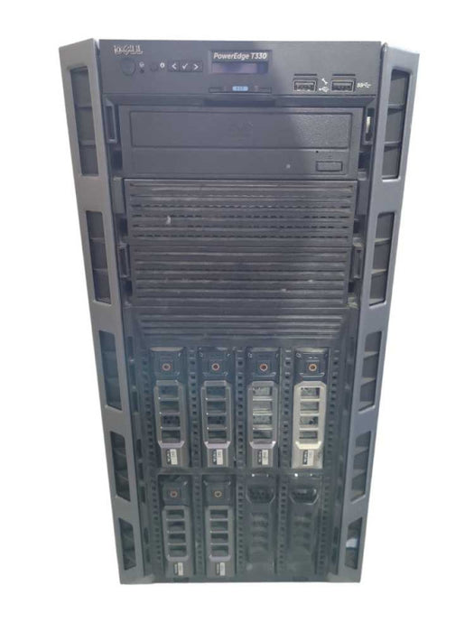 Dell PE T330 | Xeon E3-1220 v5 @ 3GHz NO RAM H330 raid with bezel !