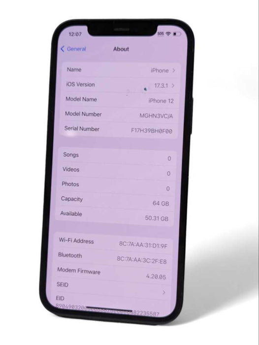 Apple iPhone 12 64GB UNLOCKED Plz READ  -