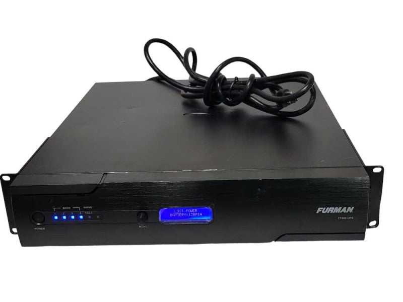 Furman F1500-UPS 120V/12 Amp Uninterruptible Power Supply Conditioner Stabliz Q_
