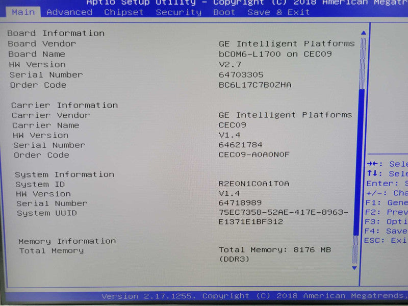 GE Intelligent Platform Industrial PC, AMD RX-225FB, 8GB RAM, 120GB SSD Q_