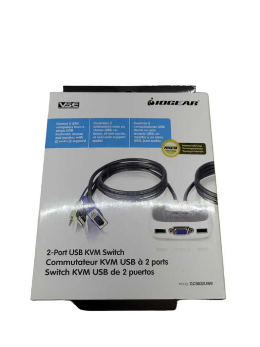 IOGEAR 2-Port USB KVM Switch Q%