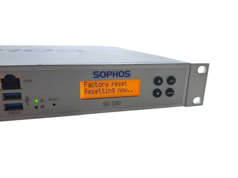 Sophos SG 230 rev.1 | 1U Firewall Network Security Appliance | Factory Reset )