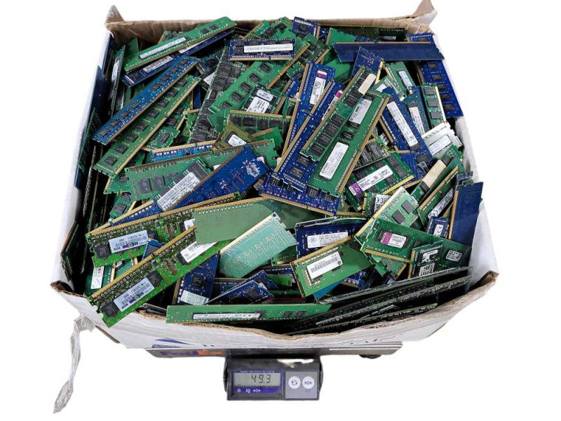 Scrap Non-Heat sink RAM/Memory 49.3lb/22.3KG AS-IS READ $
