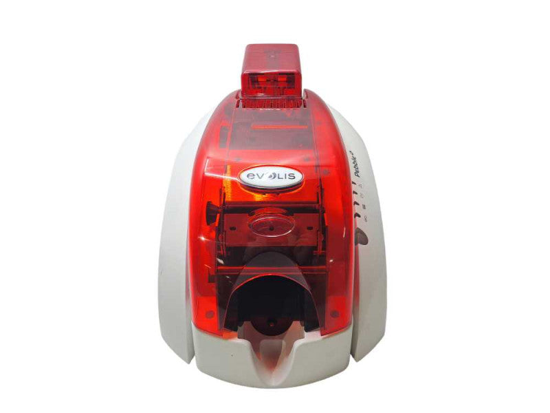 Evolis Pebble 4 Basic Single-Sided ID Card Printer USB LAN *READ*  )