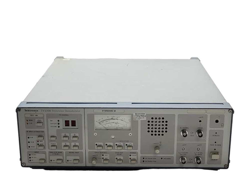 TekTronix TV1350 television demodulator, READ _
