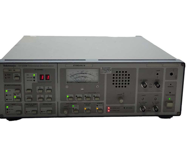 TekTronix TV1350 television demodulator, READ _
