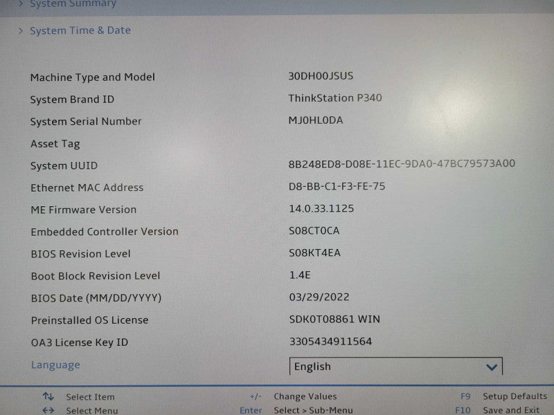 Lenovo ThinkStation P340 | i9-10900 @ 2.80GHz 64GB DDR4 No HDD/OS !