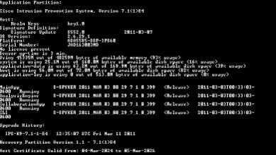 Cisco ASA5585-S60-2A-K9 Application Security App 5585-X SSP60 2x1200W PSU Q%