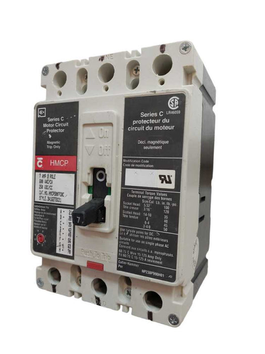 Series C Motor Circuit Protector 7Amp 3Pole 600VAC/CA 250VDC/CC PN:080602 =