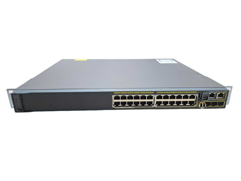 Cisco WS-C2960S-24PS-L V04 | 24 Port Gigabit 370W PoE+ Network Switch )