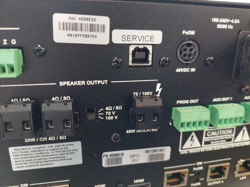 Crestron 3 Series HDMI HDBT DMPS3-300-C Digital Media Presentation System  =