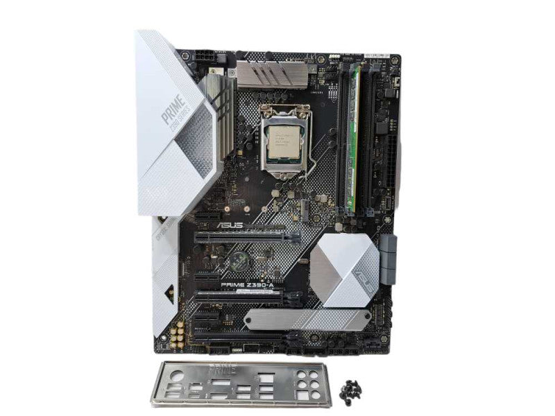 ASUS Prime Z390-A Motherboard + i7-9700K CPU 16GB DDR4 & I/O Shield )