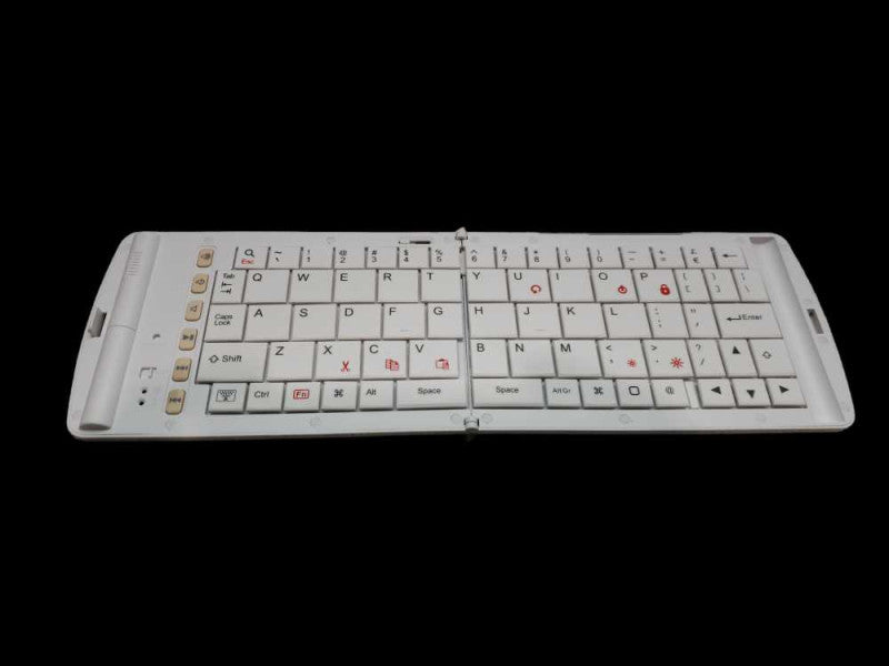 Verbatim BlueTooth Mobile Folding Keyboard for Phones and Tablets - White +