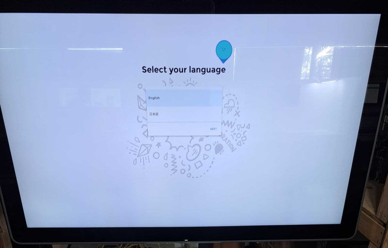 Google Jamboard Digital Whiteboard 55â 4K Touch Screen + Wall Mount )