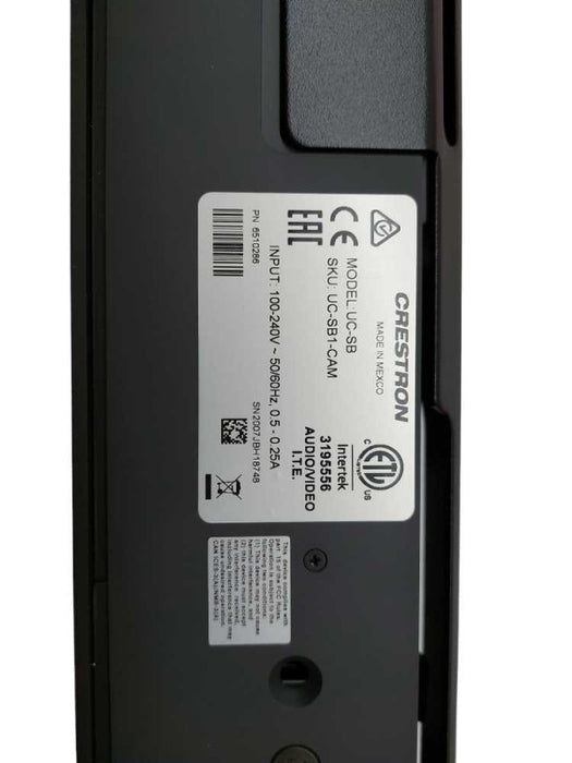 Crestron Conference CameraSpeaker Model: UC-SB   SKU:UC-SB1-CAM   PN: 6510286 =