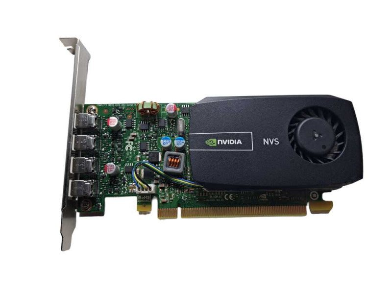 Nvidia NVS 510 | 2GB GDDR3 Graphics Card | 4x Mini DisplayPort | High Profile Q)