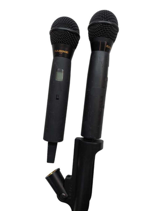 2 Sabine Wireless Microphones H13 Audix OM3 =