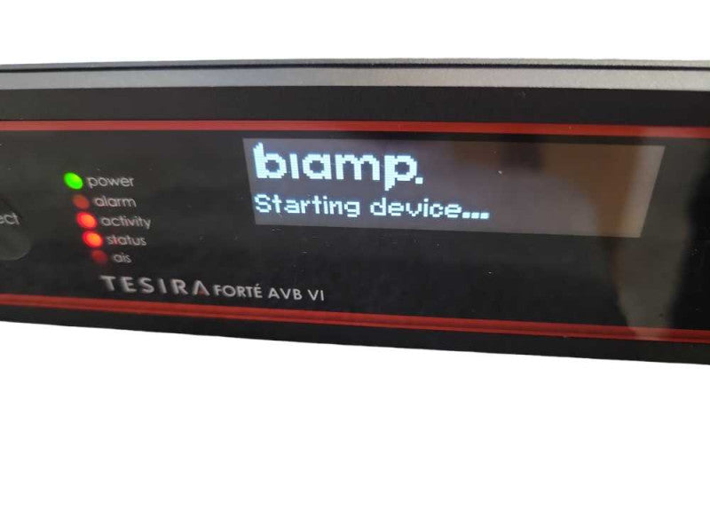 BIAMP Systems Tesira Forte AVB VI Digital Audio Mixer, Read !