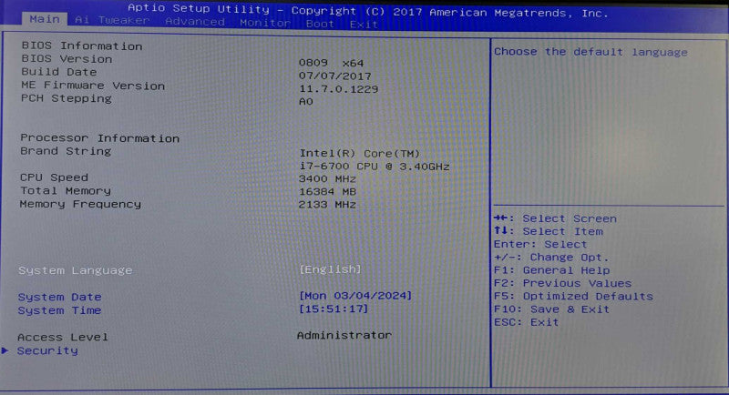 Custom ASUS Desktop Tower | i7-6700 @ 3.40GHz 16GB DDR4 GT710 GPU No HDD/OS )