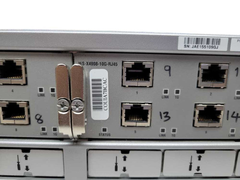 Cisco WS-C4900M 10G Core Switch / 2xWS-X4908-10G-RJ45 (See screenshots) Q%