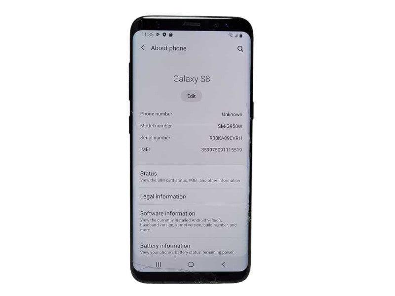 Samsung Galaxy S8 64GB (SM-S950W) - READ $
