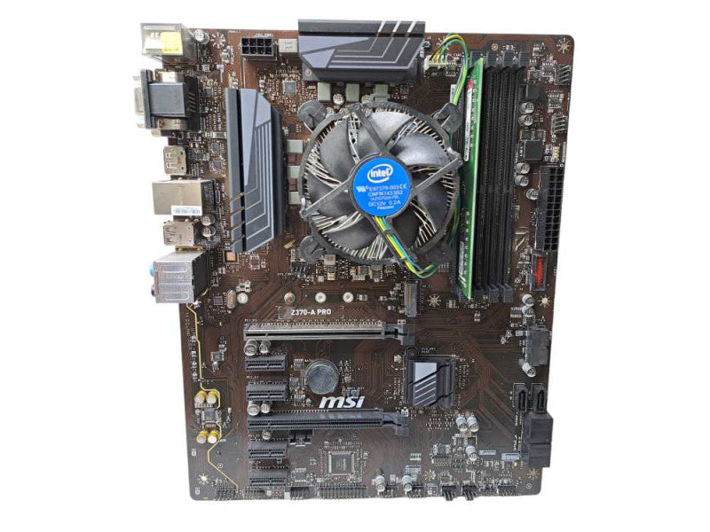 MSI Z370-A PRO Motherboard Combo | i7-8700 @ 3.20GHz 16GB DDR4 + I/O Shield )