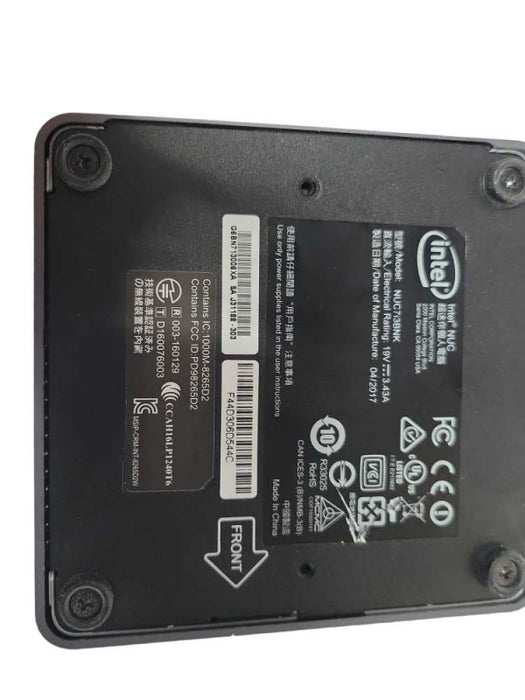 Intel NUC7i3BNK Mini PC, Core I3-7100U 2.4GHz, 8GB RAM, 256GB M.2 SSD Q_