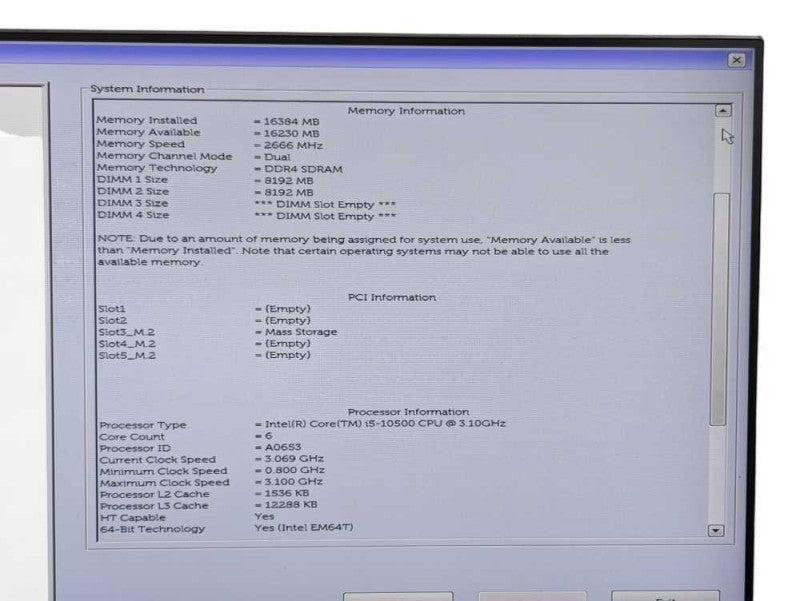 DELL Optiplex 7080 Intel Core i5-10500 @3.10Ghz 16GB RAM & 512GB NVMe  Q-
