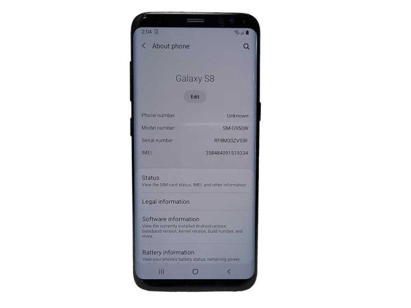 Samsung Galaxy S8 64GB (SM-G950W) - READ $