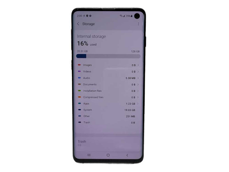 Samsung Galaxy S10 128GB (SM-G973W) - READ  $