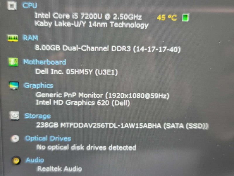 Dell XPS 13 9360 | i5-7200U| 8GB DDR3| 256GB SSD  QÎ²