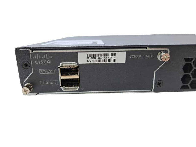 Cisco WS-C2960X-48FPD-L | 48 Port Gigabit PoE+ 740W 2x 10G SFP+ | Stack Mod )