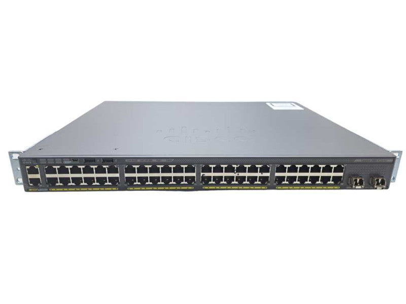 Cisco WS-C2960X-48FPD-L |48-Port Gigabit PoE+ 740W 2x 10G SFP+ Network Switch )