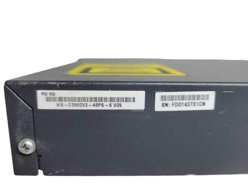 Cisco WS-C3560v2-48PS-S v05 48-Port 10/100 PoE + 4 SFP %