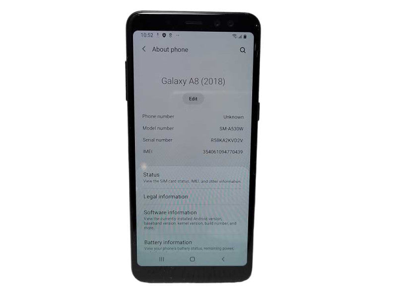Samsung Galaxy A8 32GB (SM-A530W) - READ $