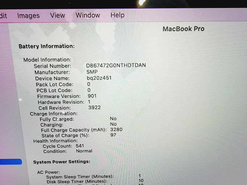 Apple Macbook Pro 2017 13\\" Core i5-7267U @ 3.1GHz 16GB DDR3 250GB SSD (