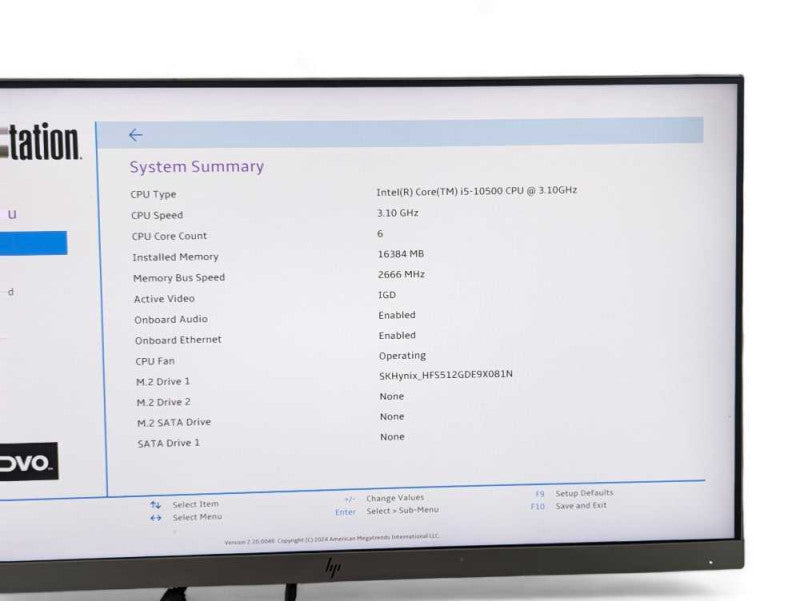Lenovo ThinkStation P340 i5-10500 @3.10Ghz 16GB RAM & 512GB NVEe  -