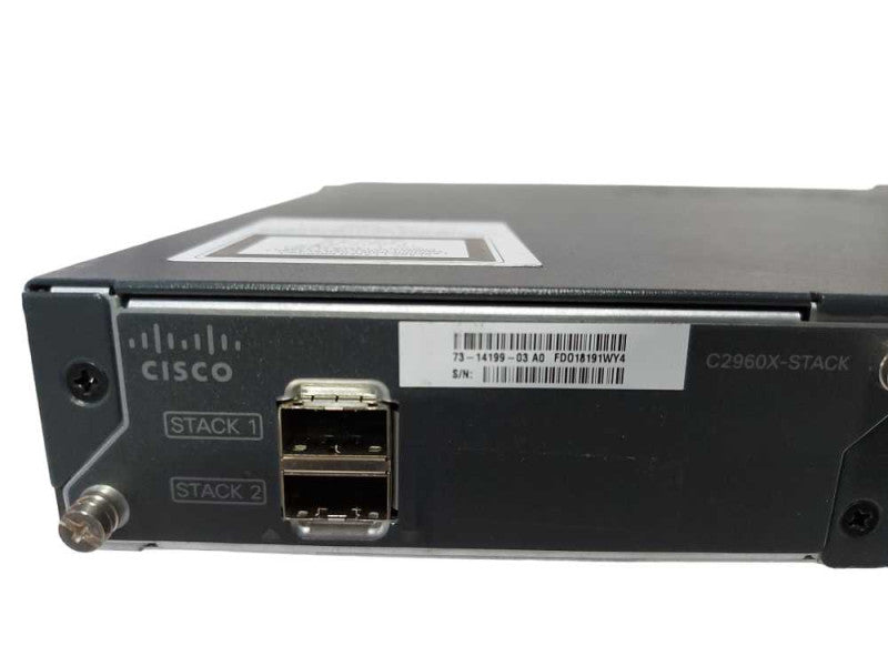Cisco WS-C2960X-48FPD-L, 48 Port Gigabit PoE+, 2x 10G SFP+, Stack Mod Q