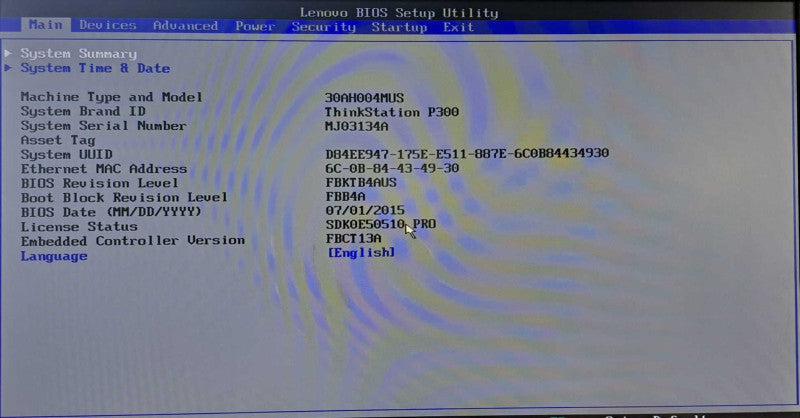 Lenovo ThinkStation P300 | Xeon E3-1241 v3 @ 3.50GHz 8GB Ram Quadro K620 )