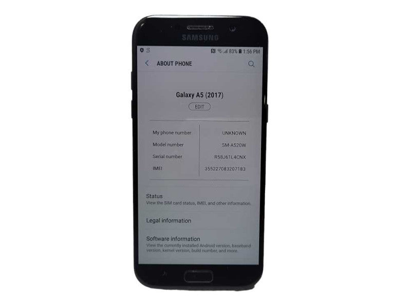 Samsung Galaxy A5 2017 32GB SM-A520W READ $