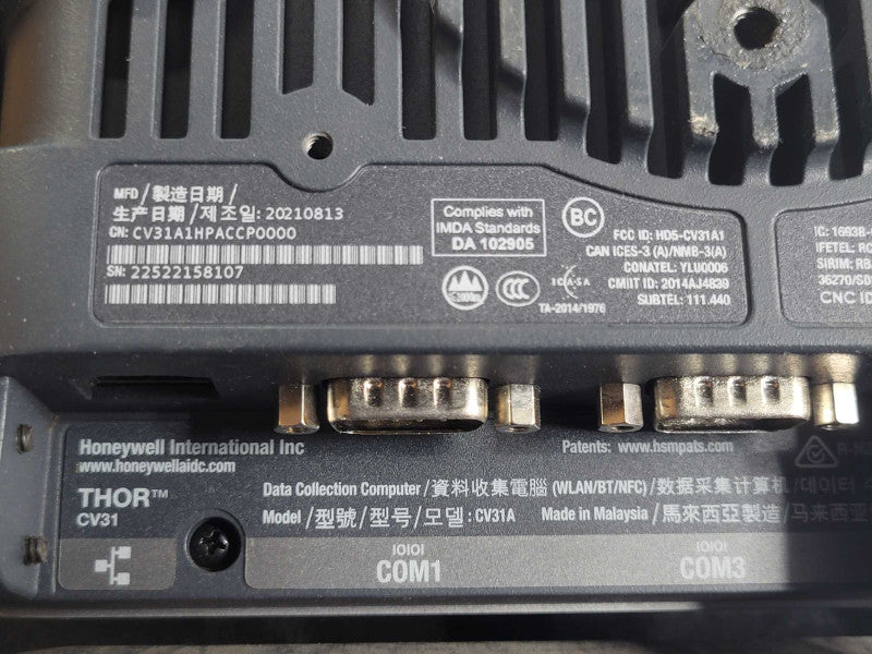 Honeywell Thor CV31 Vehicle Mounted Computer with AK4 Keyboard Q_