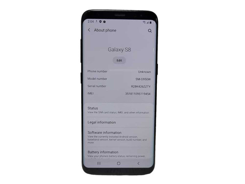 Samsung Galaxy S8 64GB (SM-G950W) - READ $