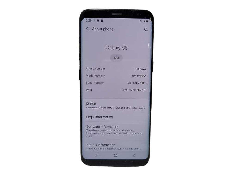 Samsung Galaxy S8 64GB (SM-G950W) - READ Q$